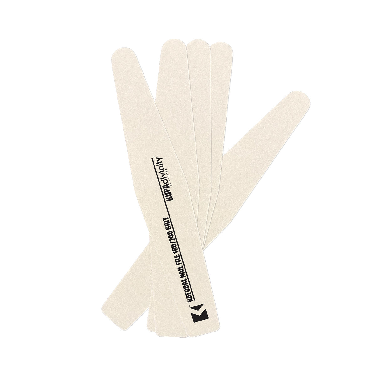 Natural Nail File 180/240 - (25pc) – Kupa Inc