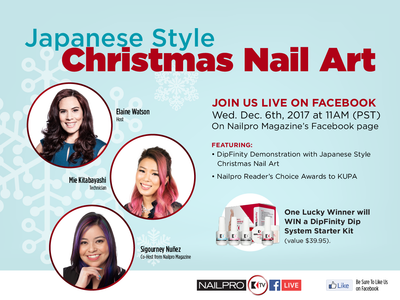 Facebook Live KUPA TV Nail Demo and Giveaways Wednesday's 11am PST