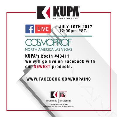 Facebook LIVE From Cosmoprof Monday July 10th, 2017 12PM PST