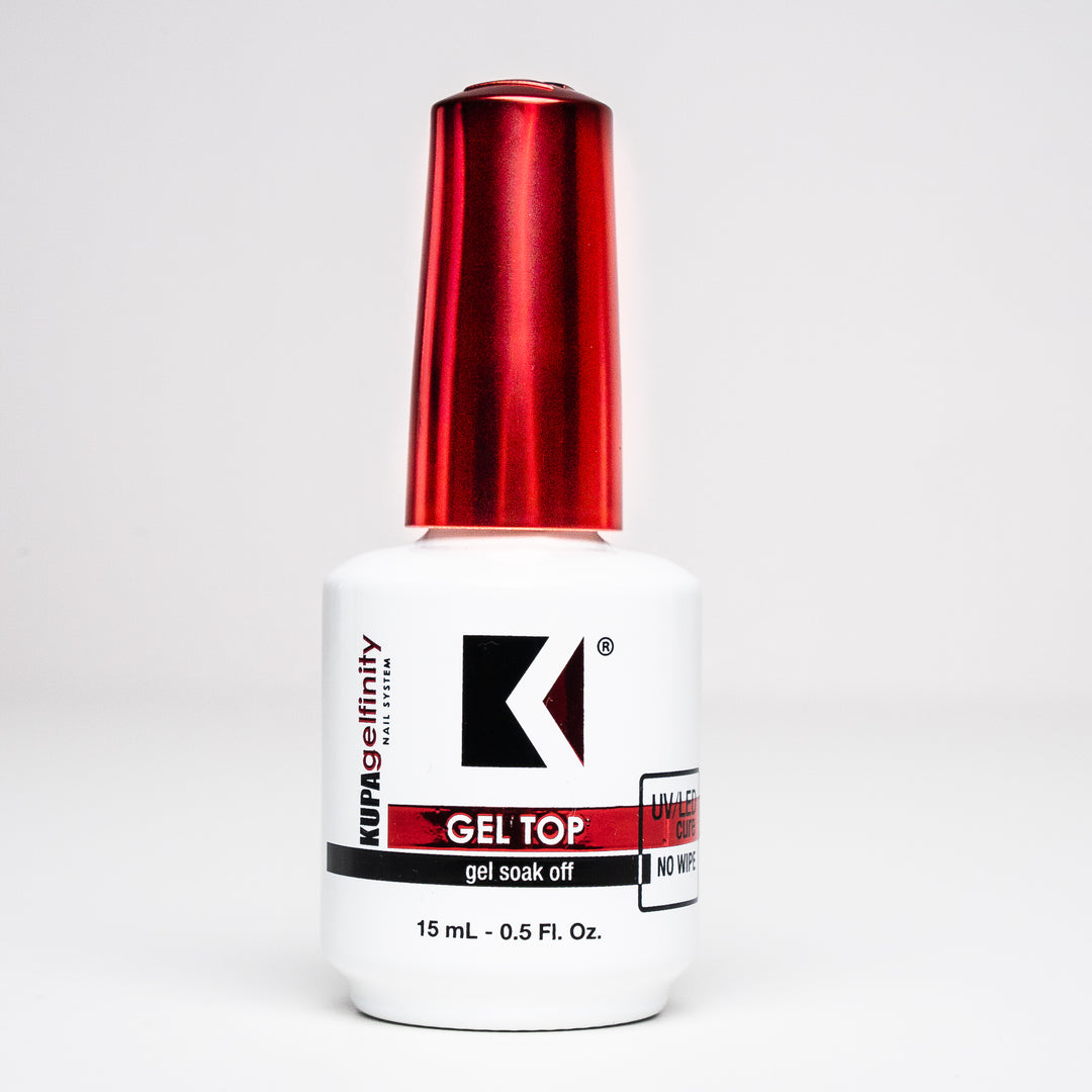 thumbnail image 2 of KUPA GelFinity Gloss Gel Topcoat Bundle - 8 Oz + 0.5 Oz - Clear, Shiny Finish 2 of 5